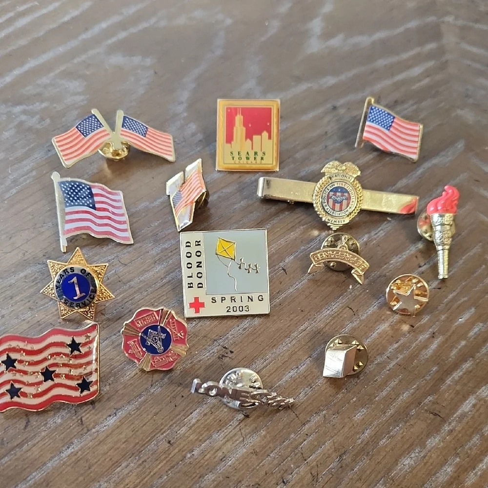 Collection of Patriotic Pins